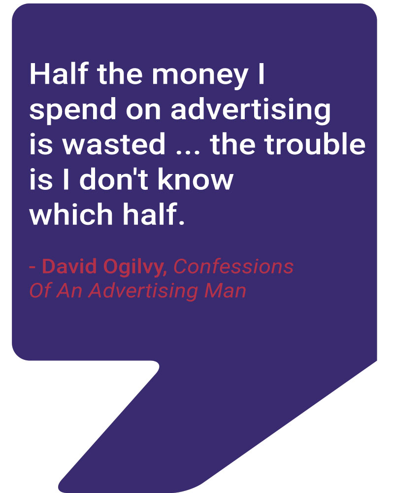 When should a small business do online advertising - quote by David Ogilvy