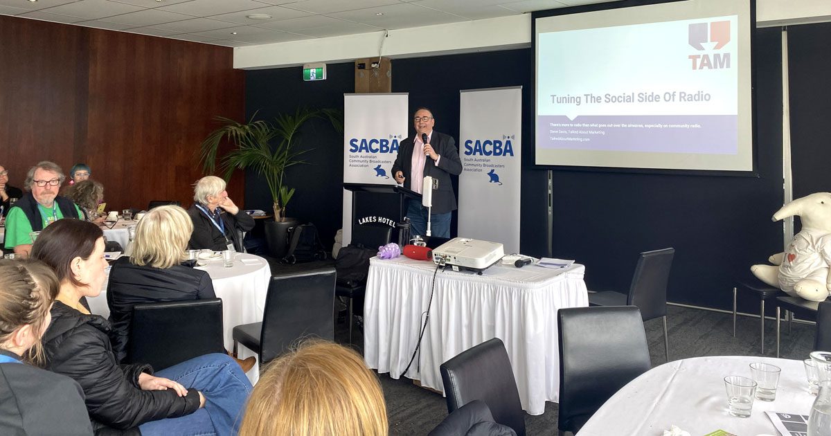 Tuning The Social Side Of Radio: Notes from the South Australian Community Broadcasters Association Conference - Photo Paul Davies