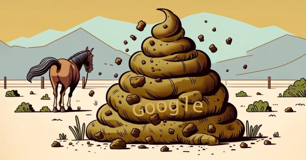 Google Has Become A Lying Pile Of Horse Manure: Unpacking The True Cost Of "Added Value"