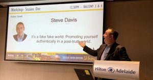 Steve Davis and the Start With Why process had its roots in a presentation I did on being authentic in a fake world for TiCSA